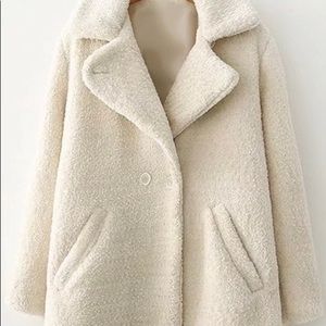 White Teddy Coat